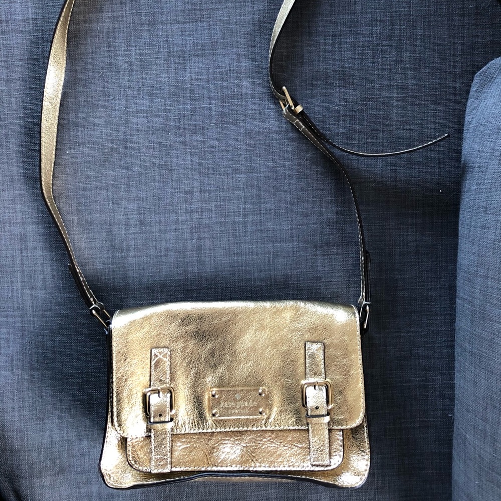 Kate Spade Gold Crossbody Bag